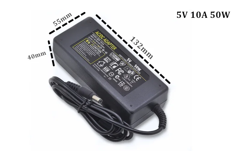 AC100V-240V для DC5V 1A 2A 3A 5A 6A 8A 10A Питание адаптер трансформатор Зарядное устройство преобразователь для WS 2811 2812 CCTV Камера