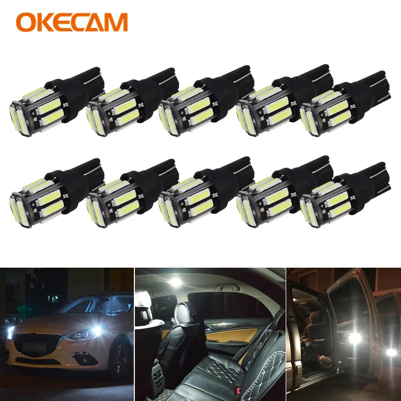 Интерьер автомобиля светодиодный T10 W5W 168 клиновидный фонарь для Kia Rio 4 Ceed Sportage 3