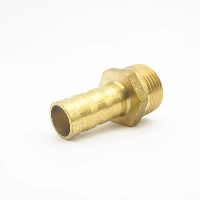 10 мм шлангов x 3/8 &quotBSP Мужская резьба латунная колючая труба фитинг ниппель муфта