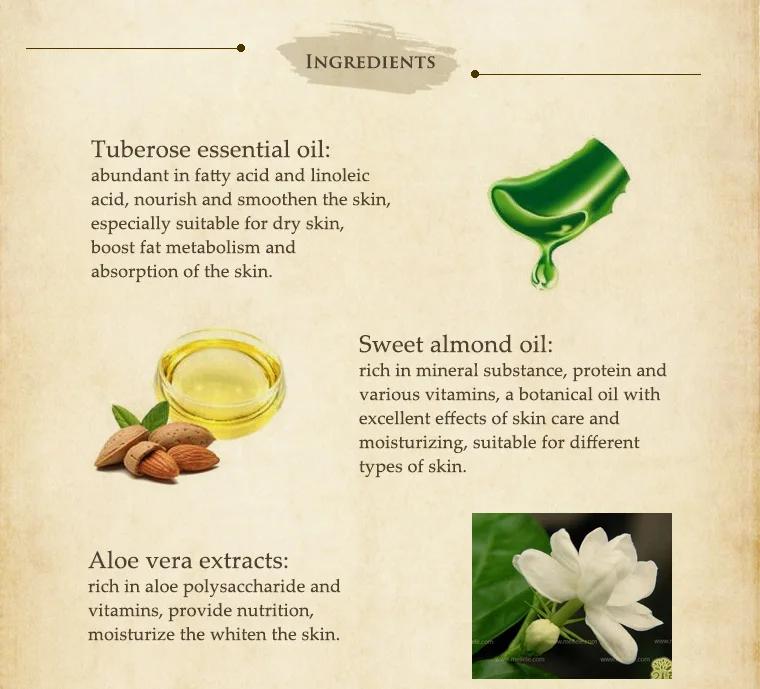 SHANGHAI Tuberose эфирное масло увлажняющий отбеливающий крем Классический Крем для