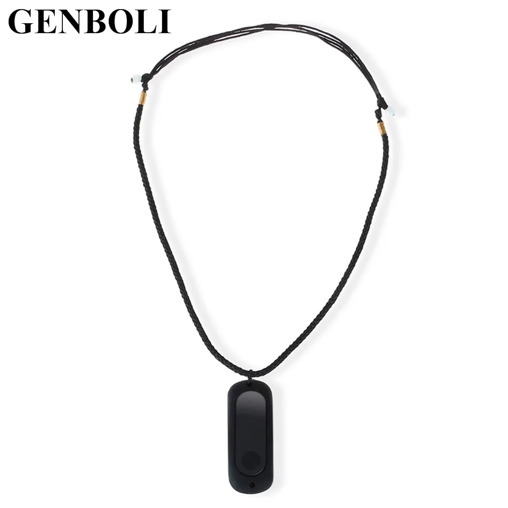 GENBOLI модное Силиконовое ожерелье Перевозчик кулон чехол для Mi Band 2 монитор