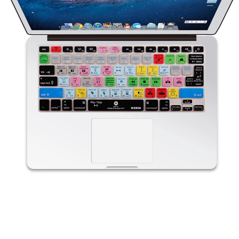 Силиконовый чехол для клавиатуры Macbook Air 13 Pro 15|silicone keyboard cover|keyboard coverus cover |