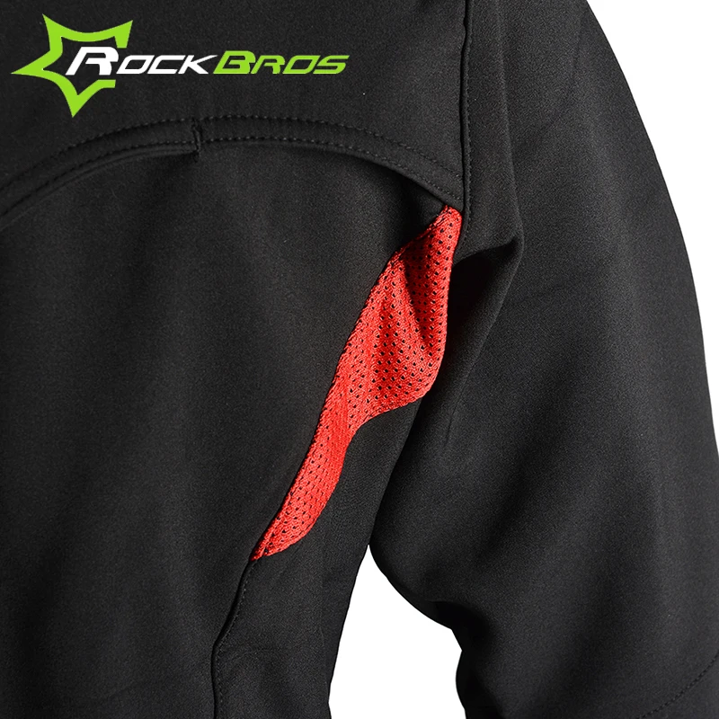 Комплект велосипедной одежды Rockbros теплый флисовый комплект для велоспорта с