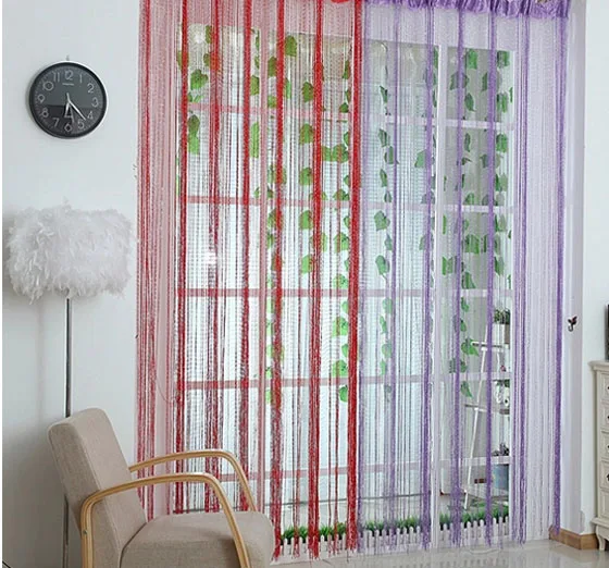 1 шт. декоративная строчка Шторы s строка с серебряной нитью жалюзи Vanlance занавес