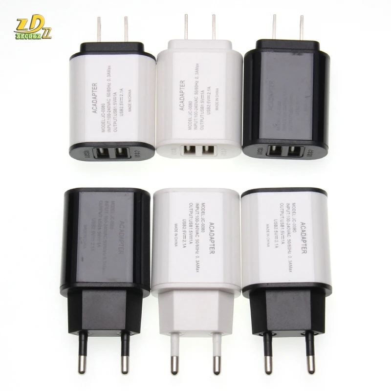 

Зарядное устройство с 2 USB-портами, 5 В, 2 А, 300 шт.