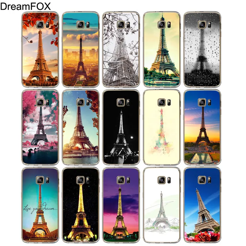 DREAMFOX M469 Эйфелева башня Мягкий ТПУ силиконовый чехол для samsung Galaxy Note S 6 7 8 9 10 10e 11 11e