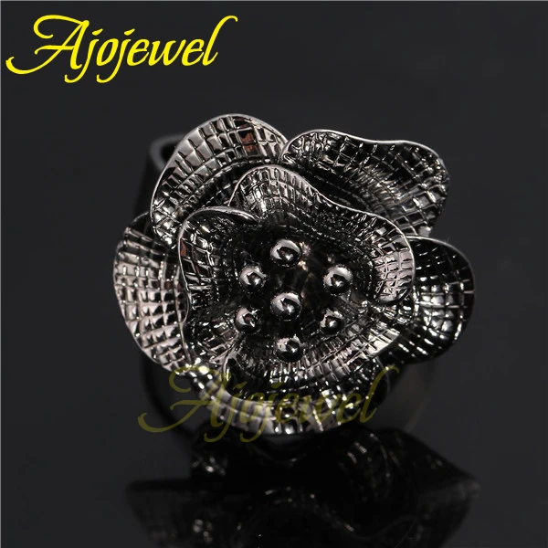 Женское Винтажное кольцо в форме большого цветка|open ring|fashion rings womenrings brand women |