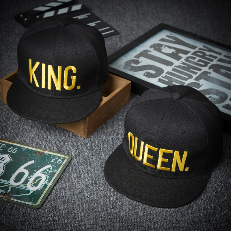 Фото Шапки KING Man Весенняя Кепка в стиле хип хоп с вышивкой королевы|Мужские бейсболки| |