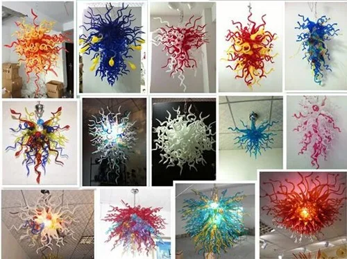 

Flower Pendant Light Blown Glass Free Shipping