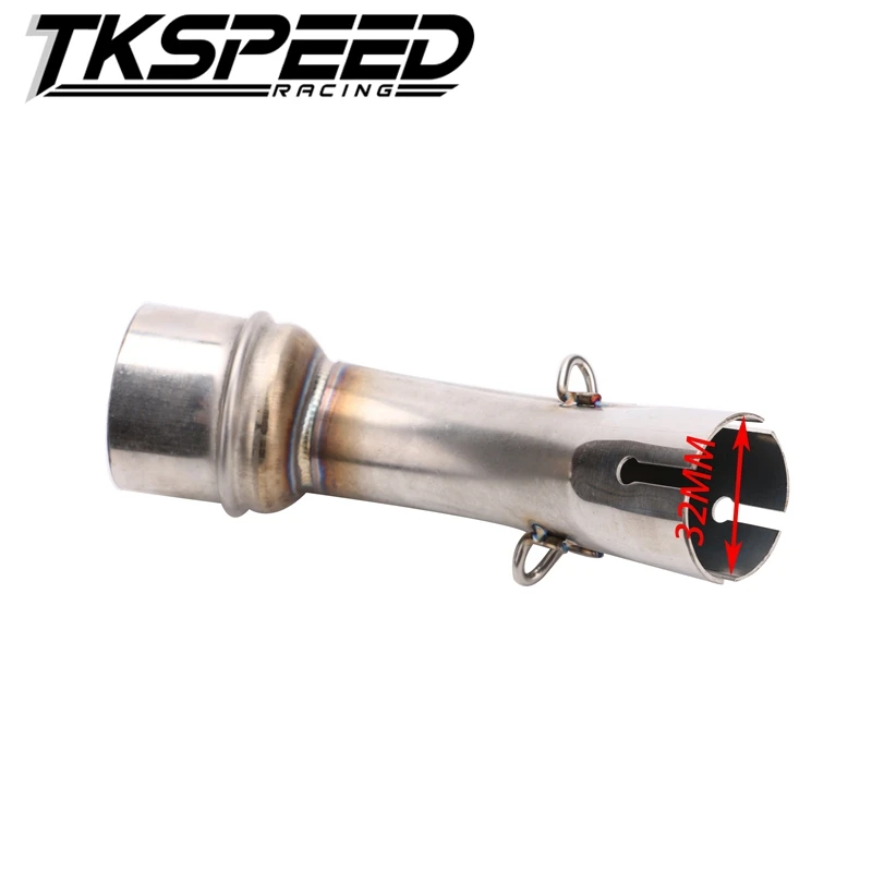 Моту мотоцикл выхлопных среднего трубы для Yamaha R3 2015 2016 без выхлопных|motorcycle exhaust