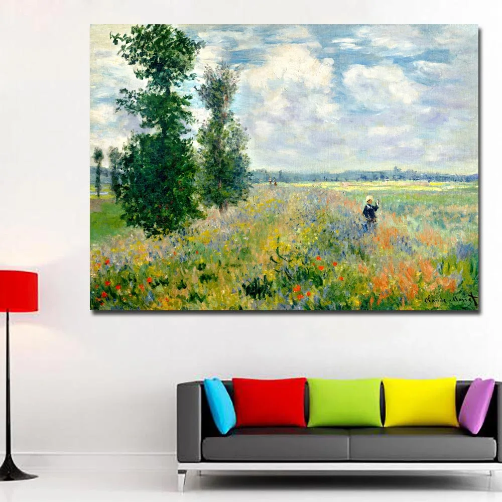 Самоотверженное впечатление Sunrise Monet Знаменитые Картины репродукции HD Печать Monet Плакаты для гостиной настенные Monet декоративные - Цвет: 168