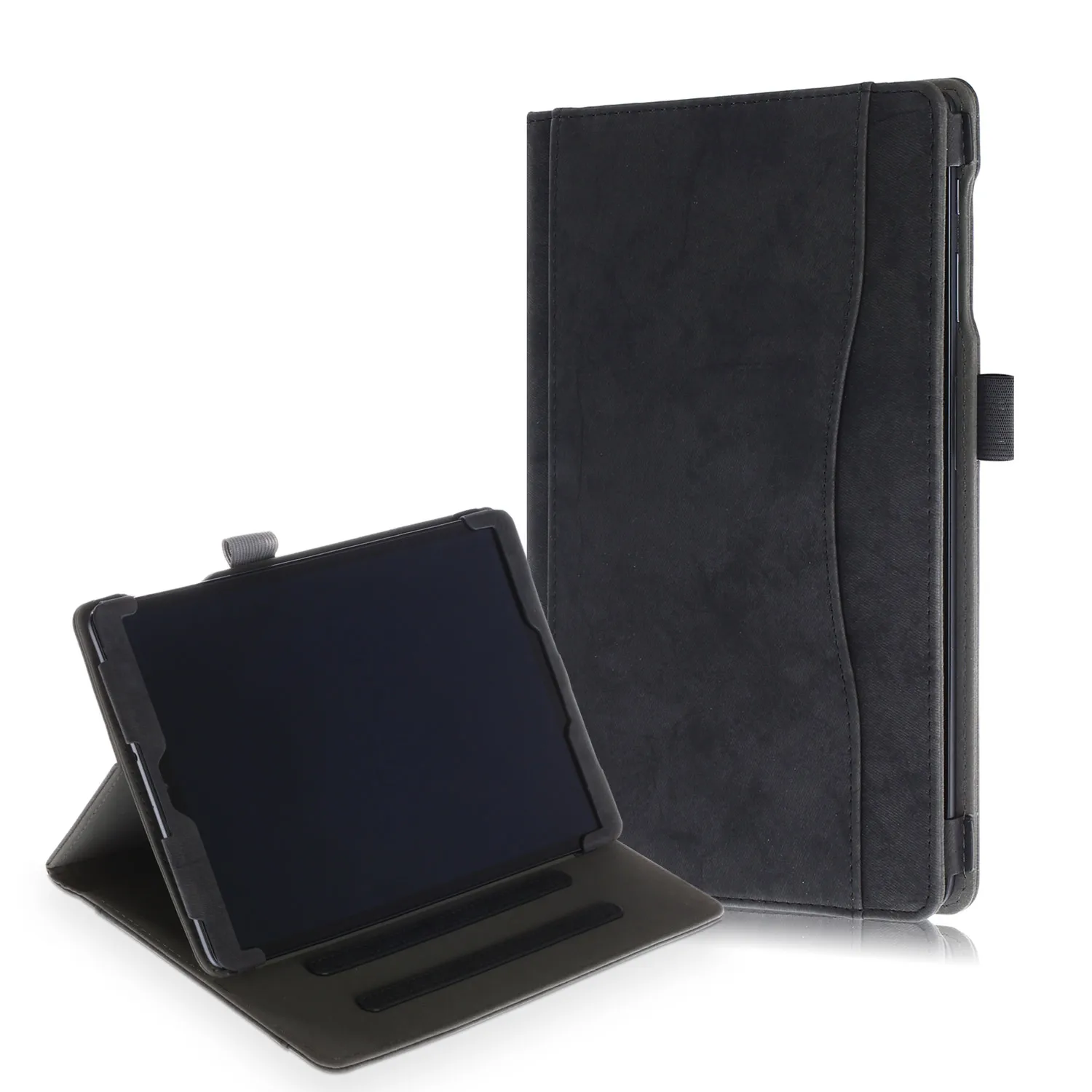 T515-NKQC-Black Чехол для samsung galaxy tab a 10,1 T510 T515 из искусственной кожи, чехол для планшета samsung Tab A 10,1 чехол - Цвет: T515-NKQC-Black