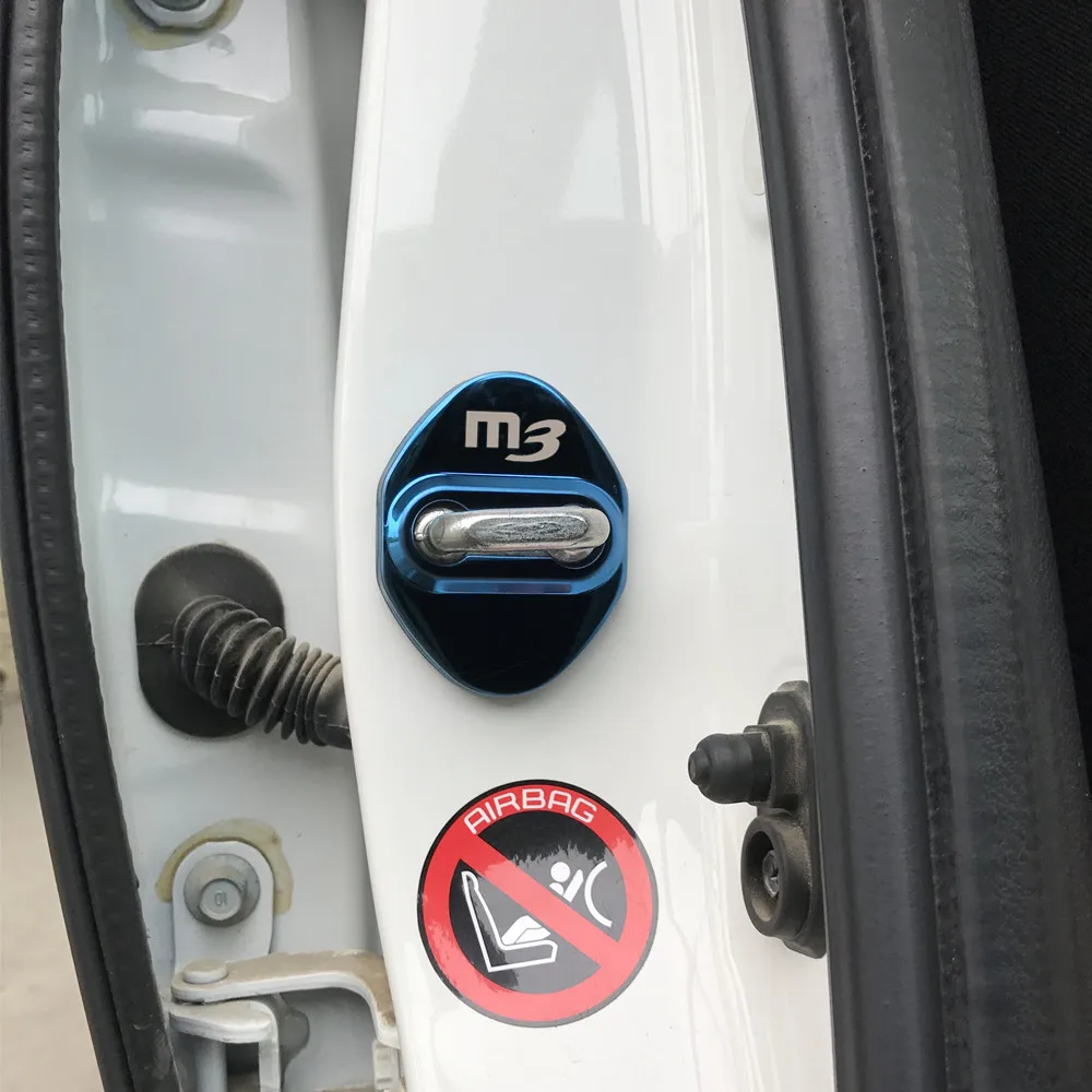 Авто Стайлинг крышка дверного замка автомобиля автомобильные эмблемы чехол для