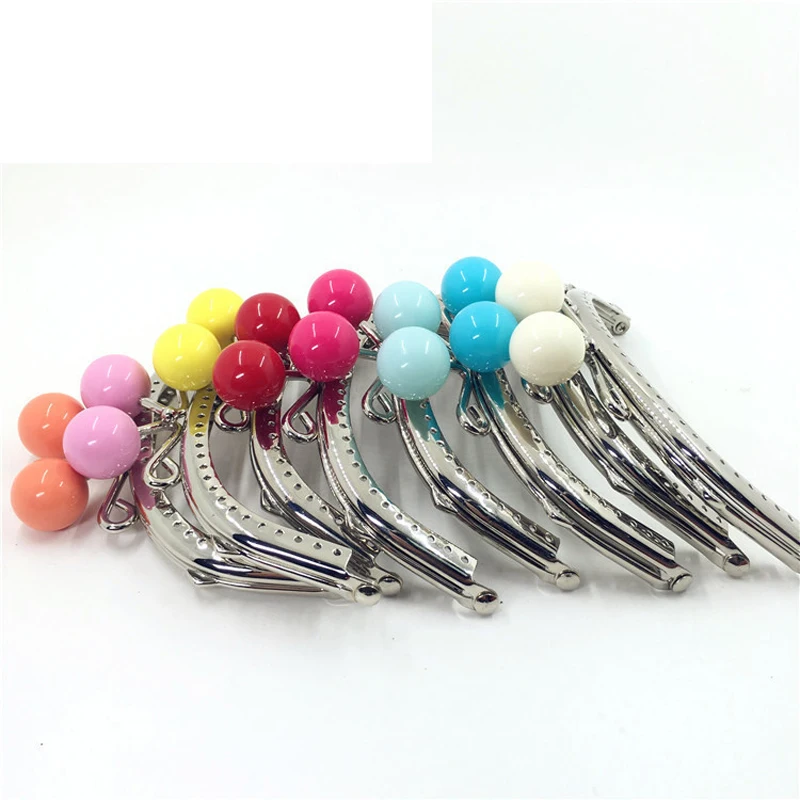 12 5 см Серебряная Женская сумка для монет металлическая застежка цветная пряжка с