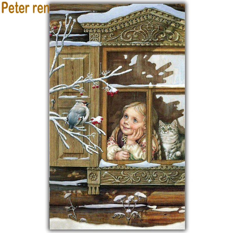 3D Алмазная картина красота вышивка крестом портрет 5d квадрат/круглая мозаика