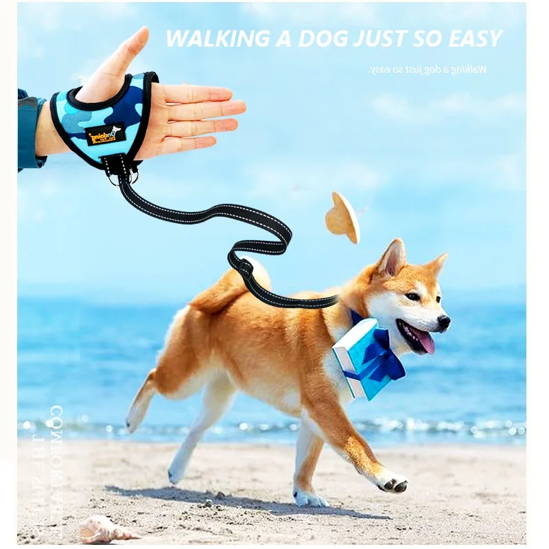 OUSSIRRO товары для домашних животных Регулируемый мягкий дышащий поводок собак