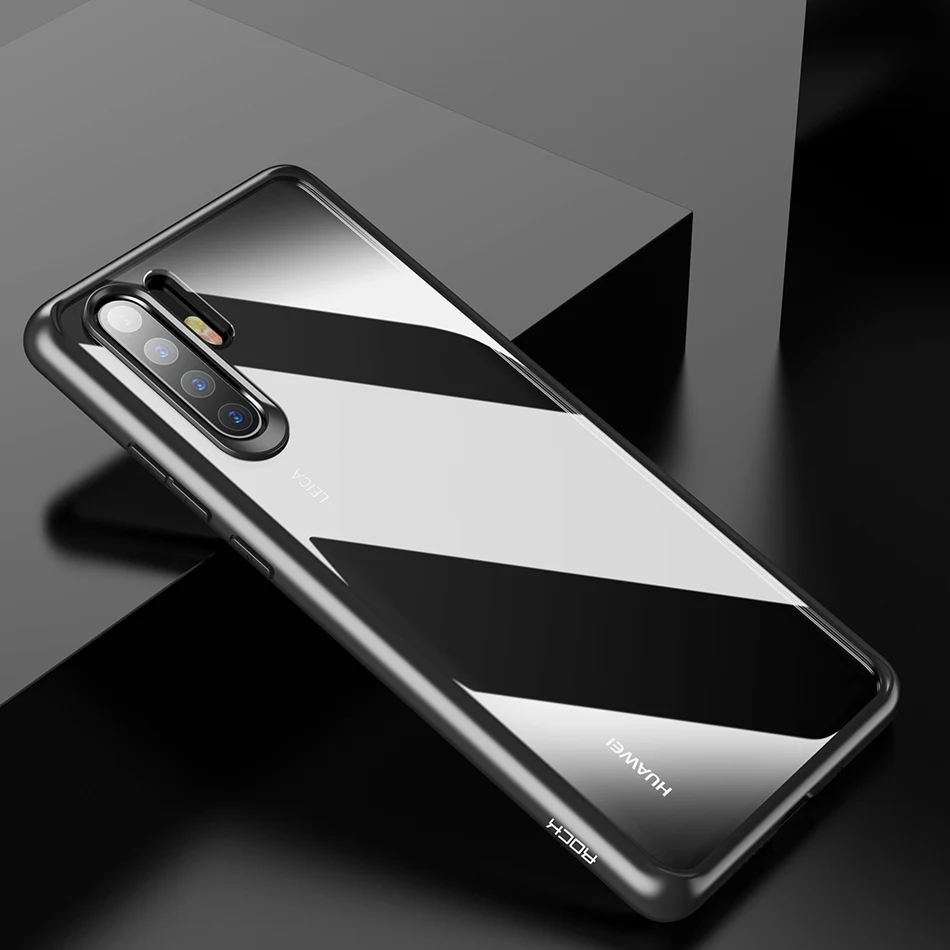 ROCK чехол с полной защитой для huawei P30 P30 Pro тонкий прозрачный ТПУ защитный чехол для P30 Pro задняя крышка мобильный чехол для телефона