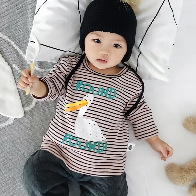 Lemonmiyu/плотные толстовки для малышей 2018 Зимние Теплые повседневные свитшоты