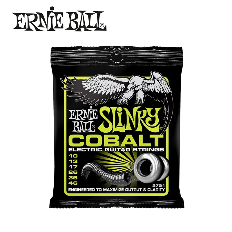3 упаковки! Ernie Ball Кобальт обычный 2721 электрогитарные струны Слинки набор 010-. 046 |