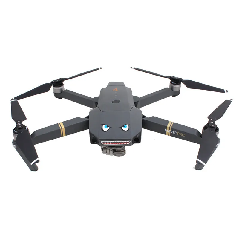 Заводская цена украшение акулы водонепроницаемая наклейка для DJI Mavic Pro RC Drone J02T