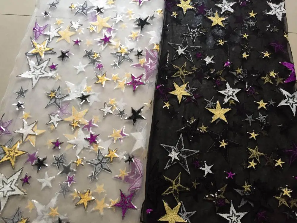 Новейшая африканская Тюлевая кружевная ткань высокого качества с бусинами 3d