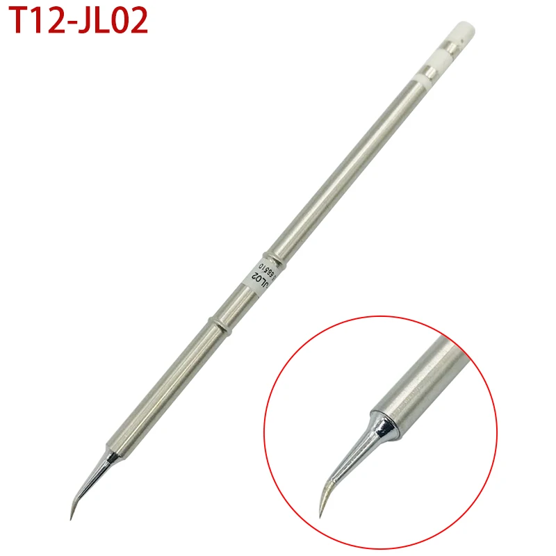 JL02 T12 паяльник наконечники T12 серии Железный наконечник для Hakko FX951 STC и STM32 OLED паяльная станция Электрический паяльник - Цвет: JL02