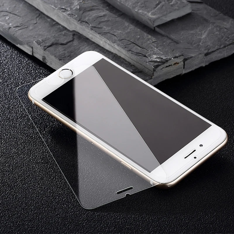 5 шт. для iphone X Xs Max Xr 8 Plus Apple 4 4s 5s 5c SE 6 6s 7 защита экрана из закаленного стекла 2.5D Arc glass