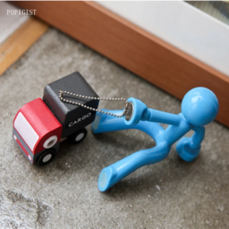 9 шт./компл. Новинка Мини магнит на палец человек Симпатичные резиновые магниты