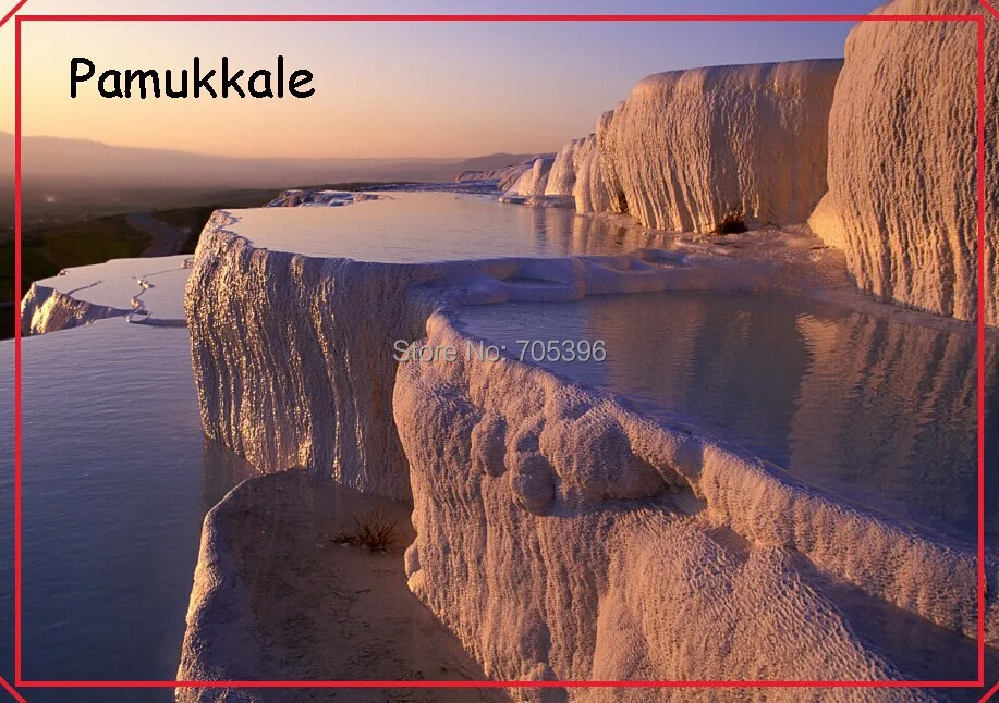 Декоративные подарочные магниты для фото наклейки домашнего декора Турция Pamukkale