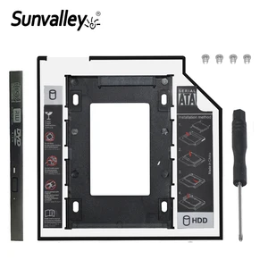 Универсальный жесткий диск Sunvalley 2,5 дюйма, 2 дюйма, 9,5 мм, SSD HDD SATA, жесткий диск, адаптер Caddy для Cd, Dvd, Rom