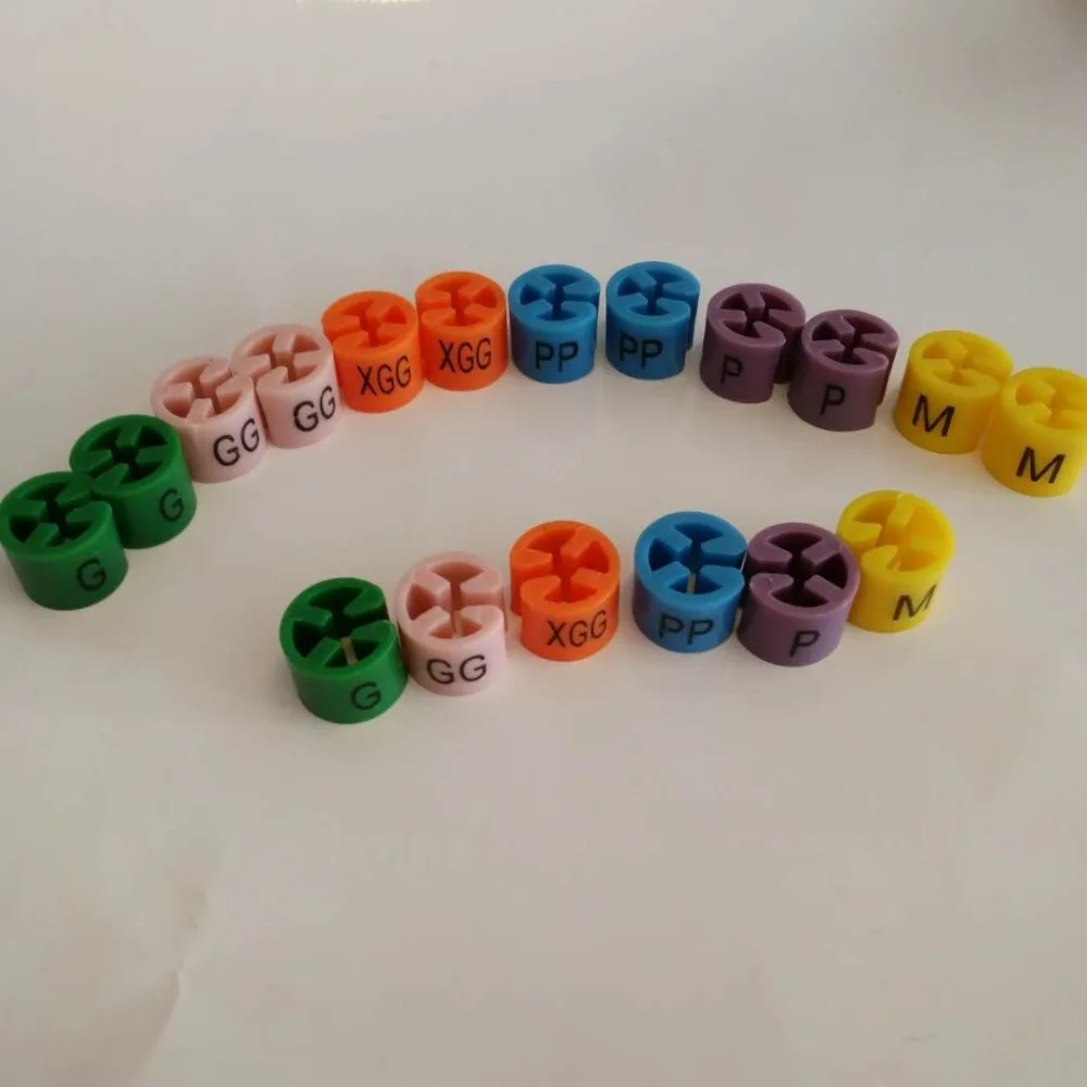 100 шт./упаковка пластиковые маркеры для вешалки