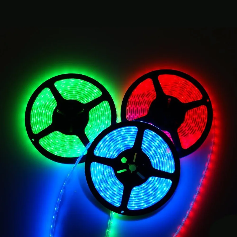 

3528 SMD LED Strip Waterproof IP65 Flexible Light LED Tape 60LEDs/m 5M Single Color 12V White,Warm White,Blue,Green,Red,Yellow