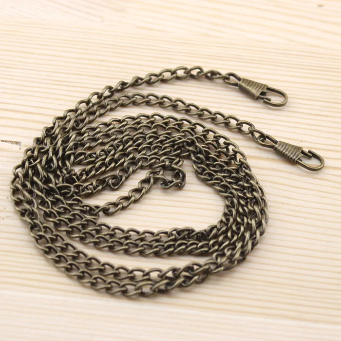 20 шт./лот 1*120 см DIY античная бронза цвет металлический кошелек рамка цепи ремни
