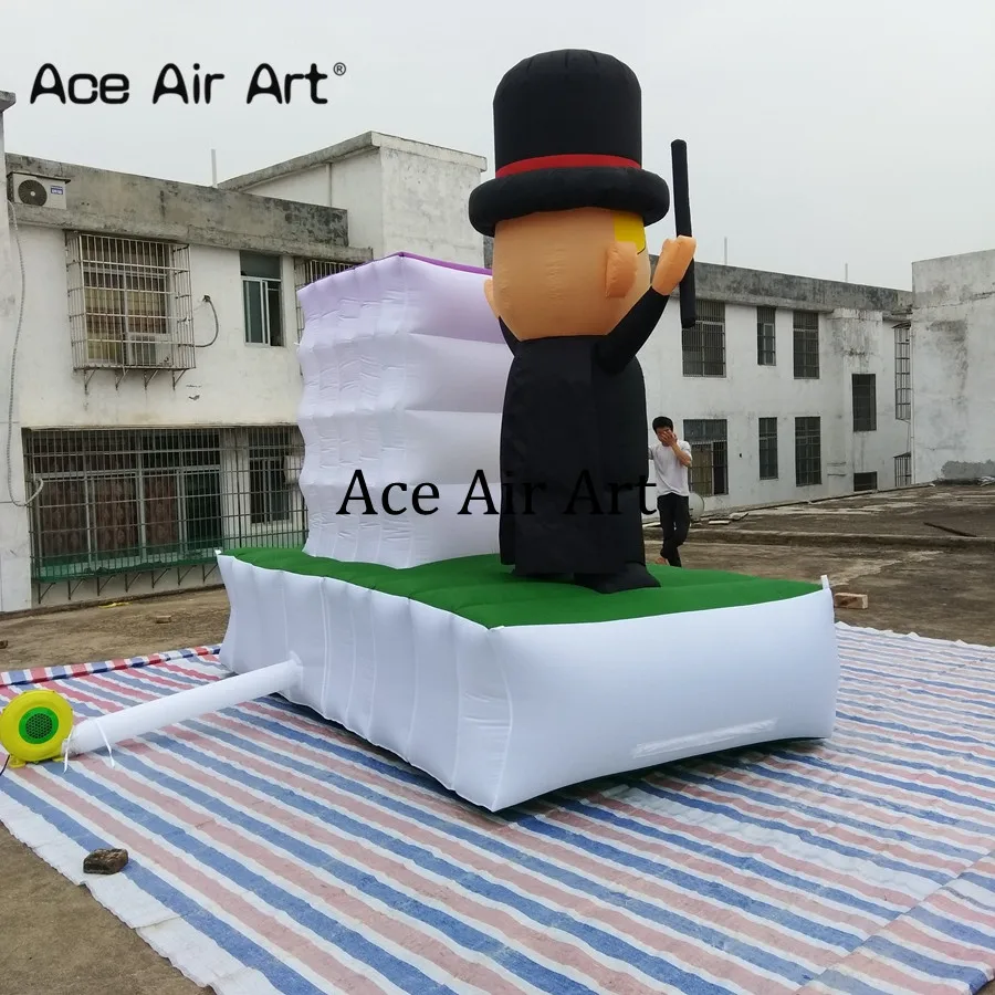 Новейший мультяшный надувной учитель печенье и книга для чтения inspire копия