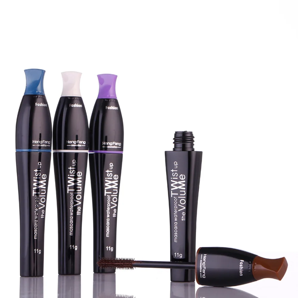 Тушь для макияжа глаз растягивающаяся толстая кудрявая цветная косплея