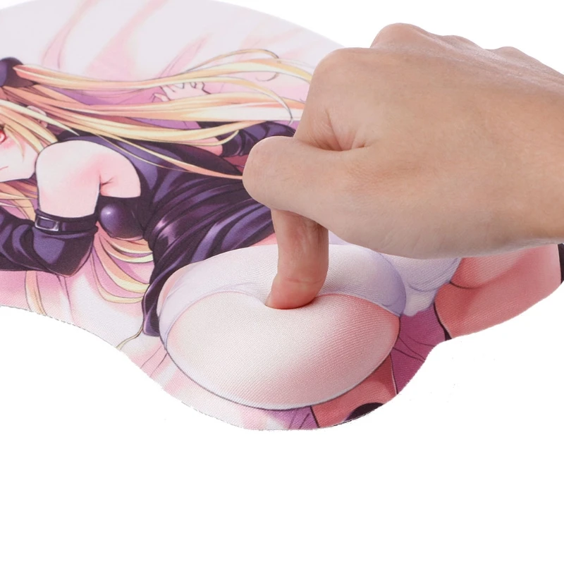 Anime 3D Mouse Pad Hips Creative Design Silicone Mouse Pad Creative Wrist Rest Support