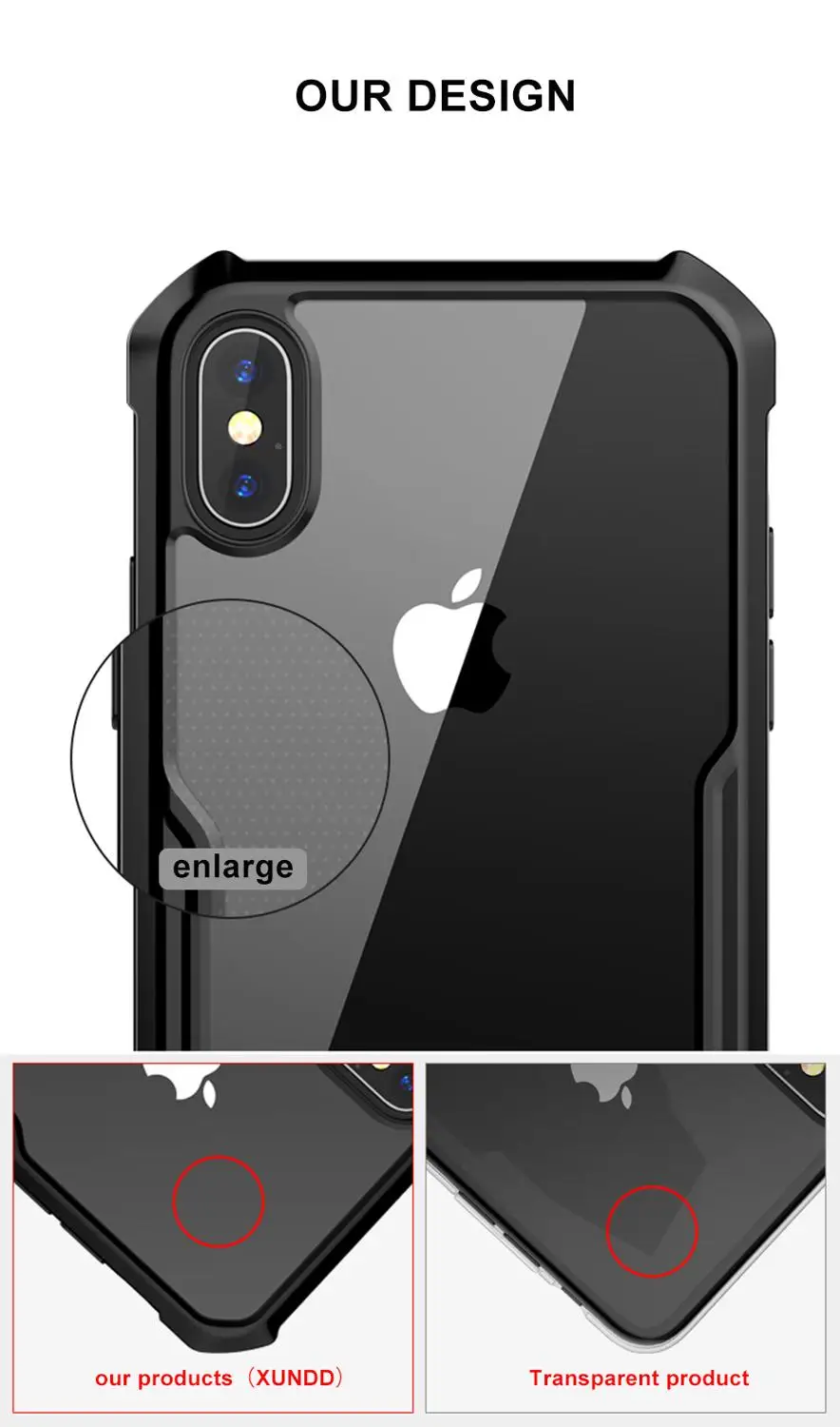 Роскошный прозрачный чехол для iphone x xs max xr 6s 7 8 plus противоударные силиконовые