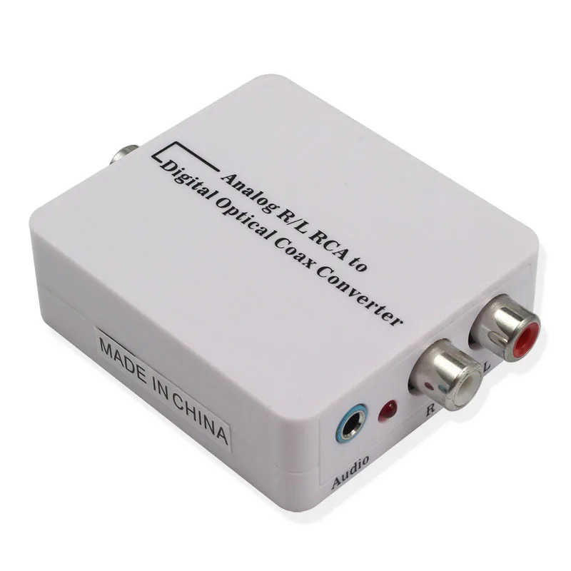 Аналого-цифровой DAC аудио декодер оптический коаксиальный RCA Toslink аудио звуковой адаптер SPDIF декодер для Apple tv для Xbox 360 DVD