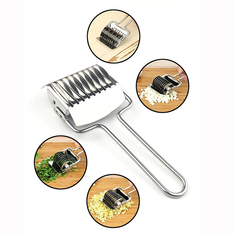 Кухонная ручка OLOEY для изготовления лапши резак из нержавеющей стали решетчатый