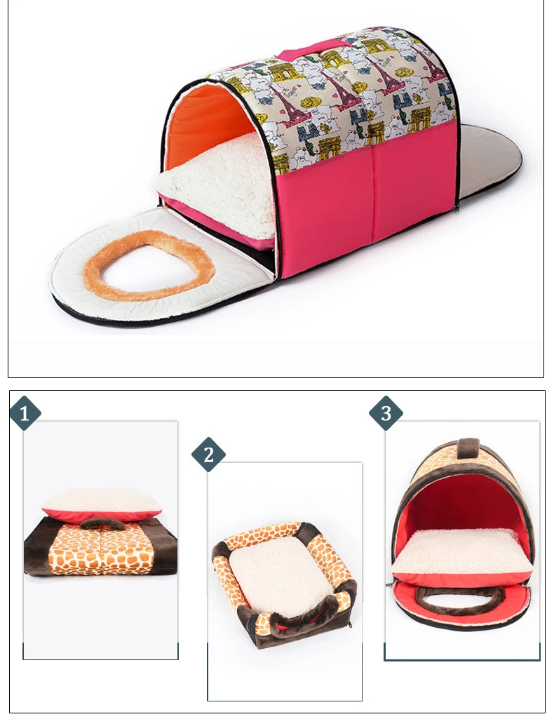 HEYPET Лежанка для питомца кошка котенок кровать Cama Para Cachorro Складная для маленьких собак кошек гнездо зимний теплый коврик для щенка