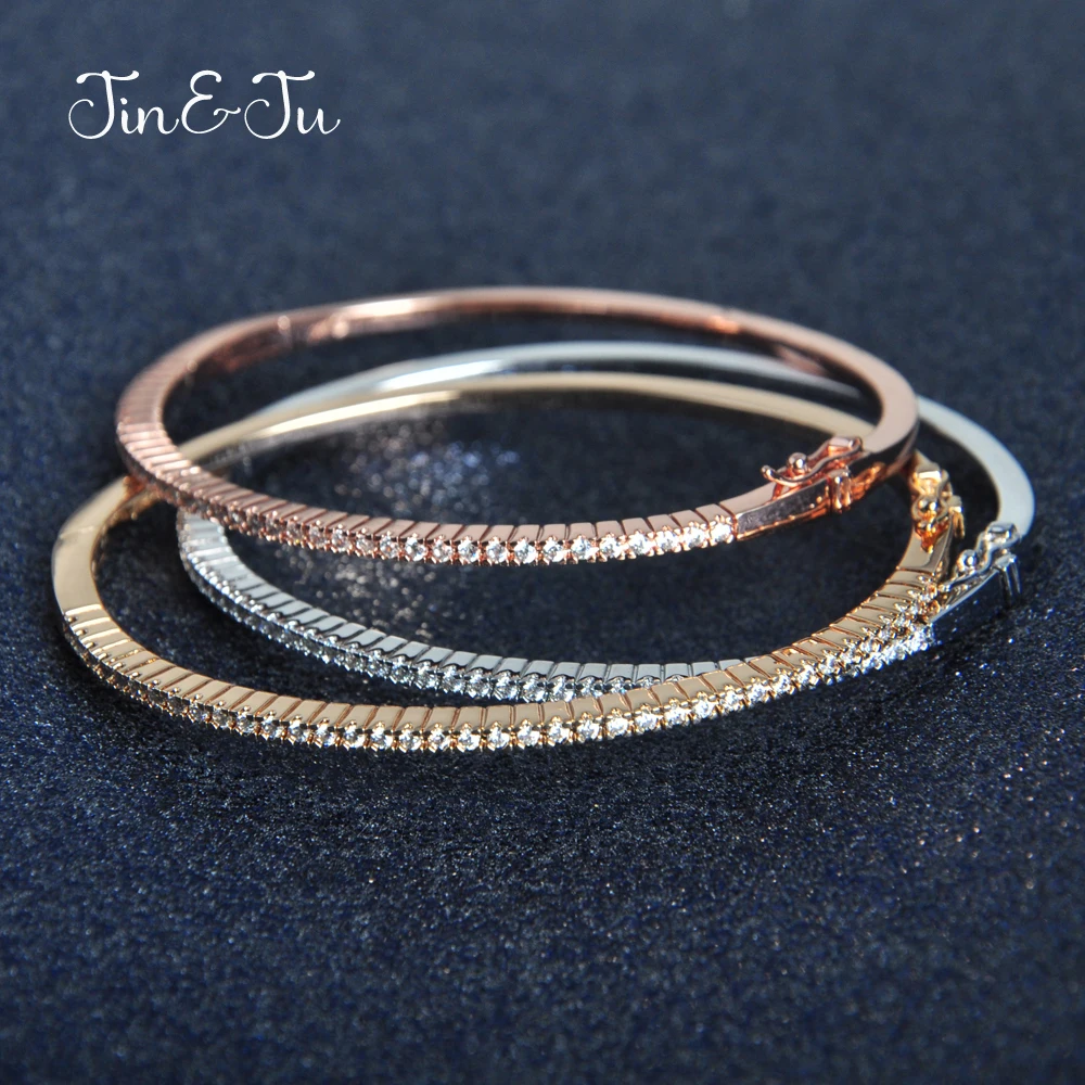 JIN & JU роскошный качественный браслет для женщин золотой цвет женский на день