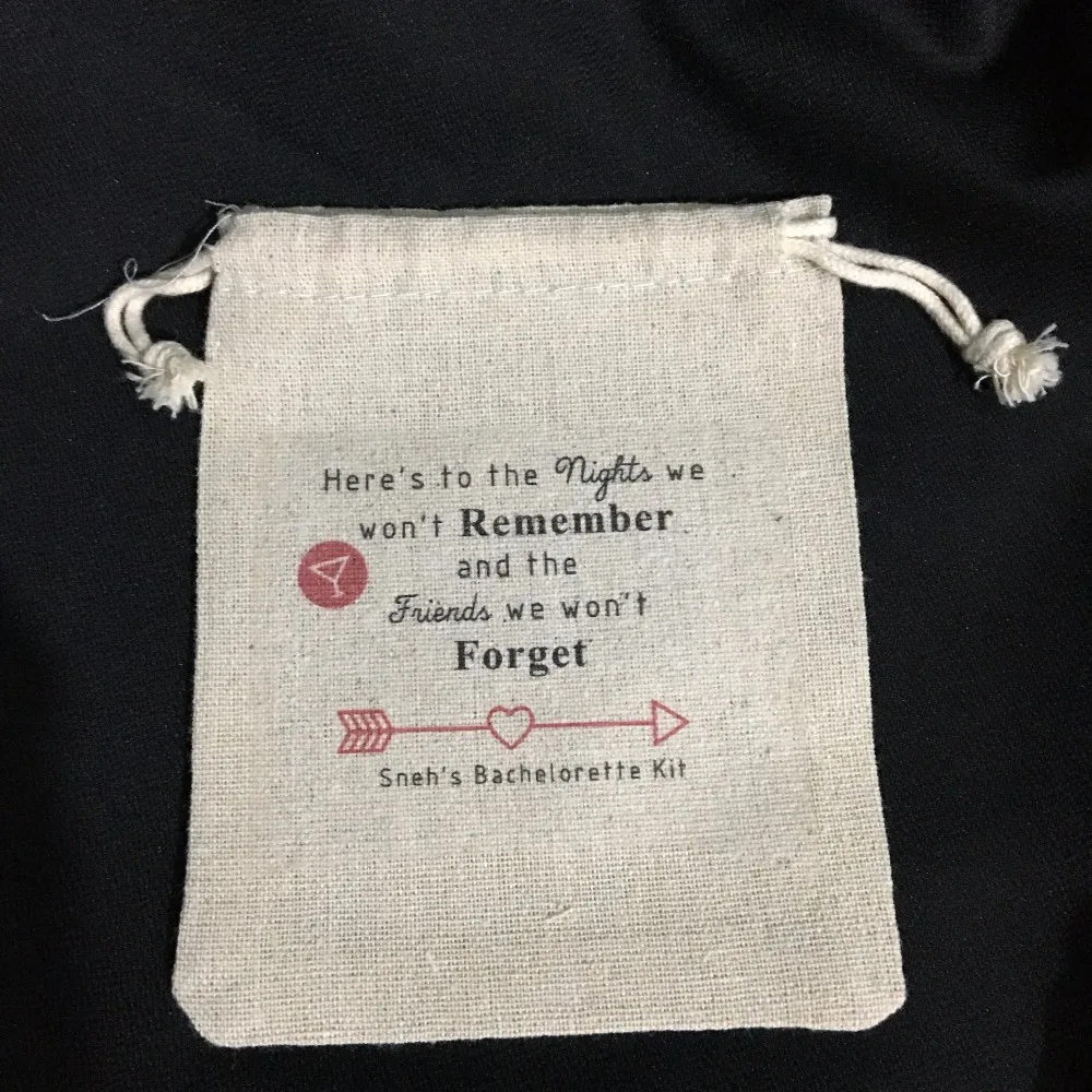 Набор от похмелья набор для выживания на свадьбе подарочные пакеты из муслина