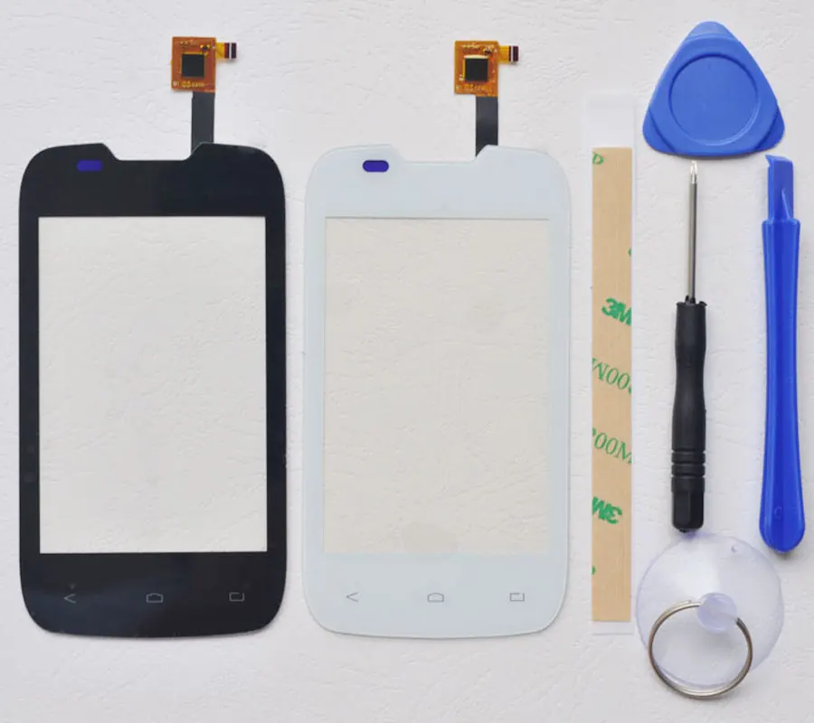 BINYEAE 3.5''Touch Screen For Fly IQ431 Digitizer Touch Panel Glass Lens Sensor Free Tools + Adhesive | Мобильные телефоны