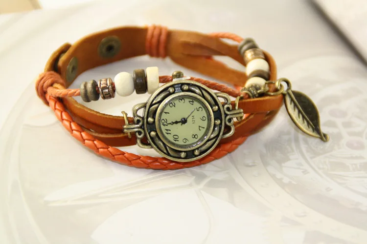 Новый Топ Марка Натуральная кожа Montre Femme Повседневные платья часы женские