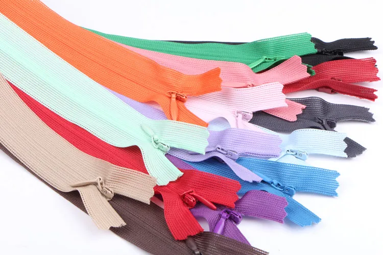 5 шт./лот кружевная невидимая молния 25 см 10 дюймов задняя подушка сумка шорты юбка