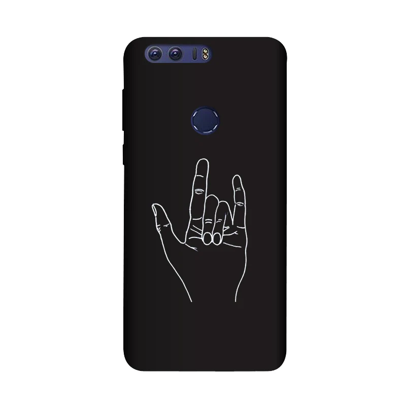 Мягкий силиконовый чехол из ТПУ для Huawei Honor 8 5 2 FRD L09 дюйма матовый с рисунком