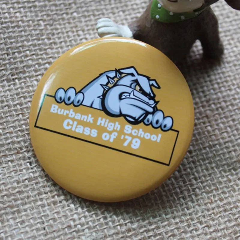 Акция домашний декор 44 мм значок Пользовательский логотип булавки рекламный