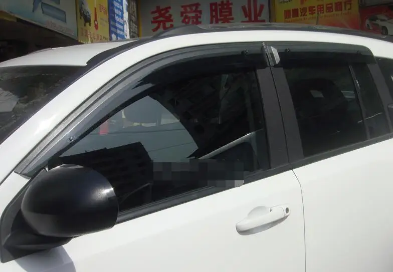Пластиковый козырек для окна MITSUBISHI Guide отверстие защиты от солнца и дождя