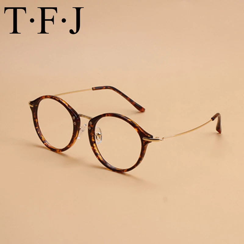 TR90 Hipster круглые оправы для очков Для мужчин женщин Винтаж очки с диоптриями