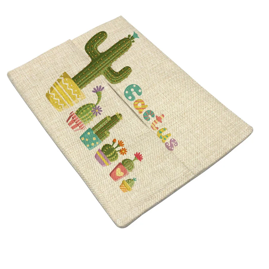 Тканевые коробки с украшением в виде сердца и тканевый льняной чехол для